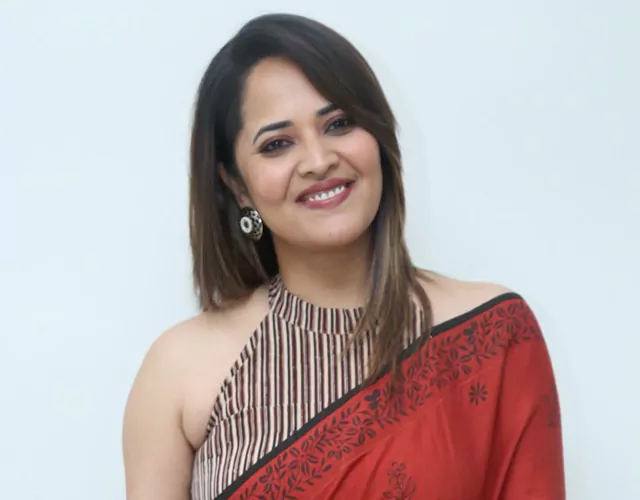 Anasuya at Ranga Maarthaanda Press Meet